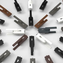 CERRADURA GALCE CON CILINDRO SERIE SELEC CON MANILLAS